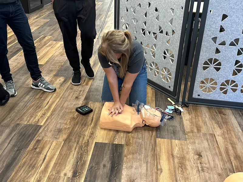 Emergency First Aid at Work training in Belfast